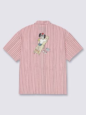 [SUMMER SALE対象外]RIROO DOG ストライプシャツ