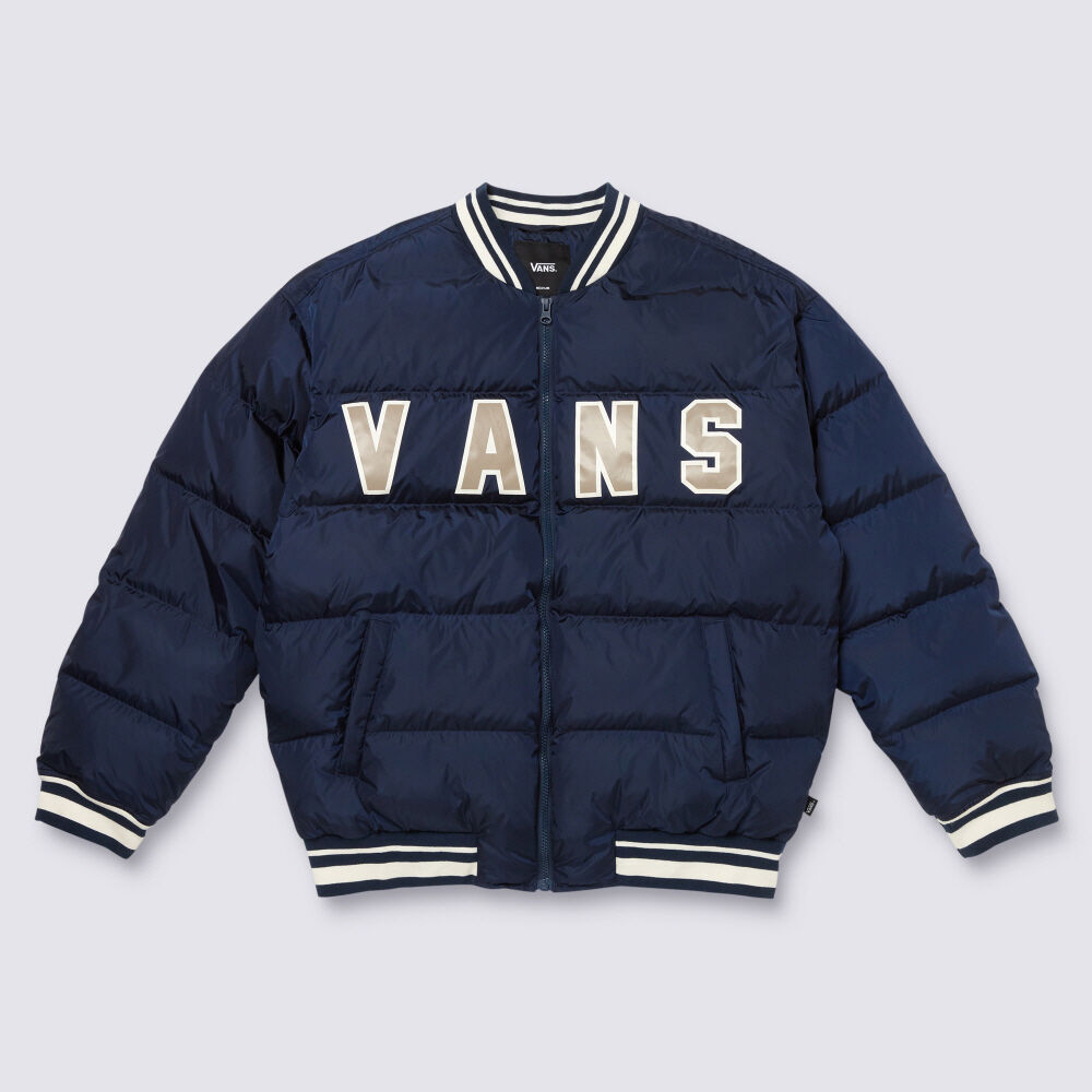 VANS - ☆良品 VANS バンズ オフザウォール ロゴ 総柄 ダウンジャケット アウターの通販 by ジュモンヌ's shop｜ヴァンズならラクマ