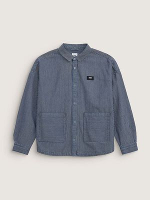 ウィメンズ ストライプ ボタンダウンシャツ