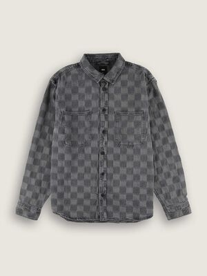 HASTINGS チェッカーボードデニムシャツ