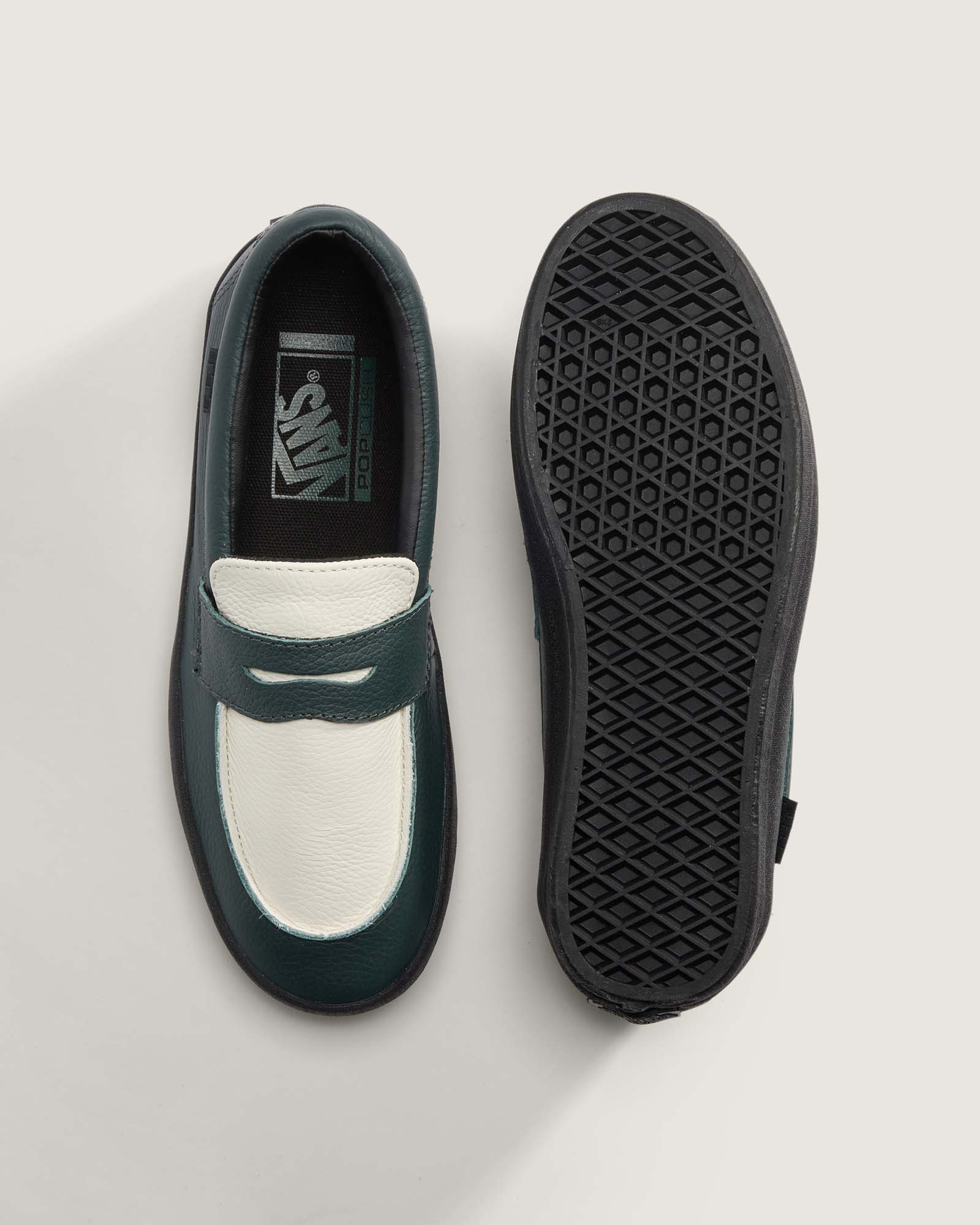 vans ローファー　レザー VANS バンズ ローファー SKATE LOAFER スケートローファー BLACK