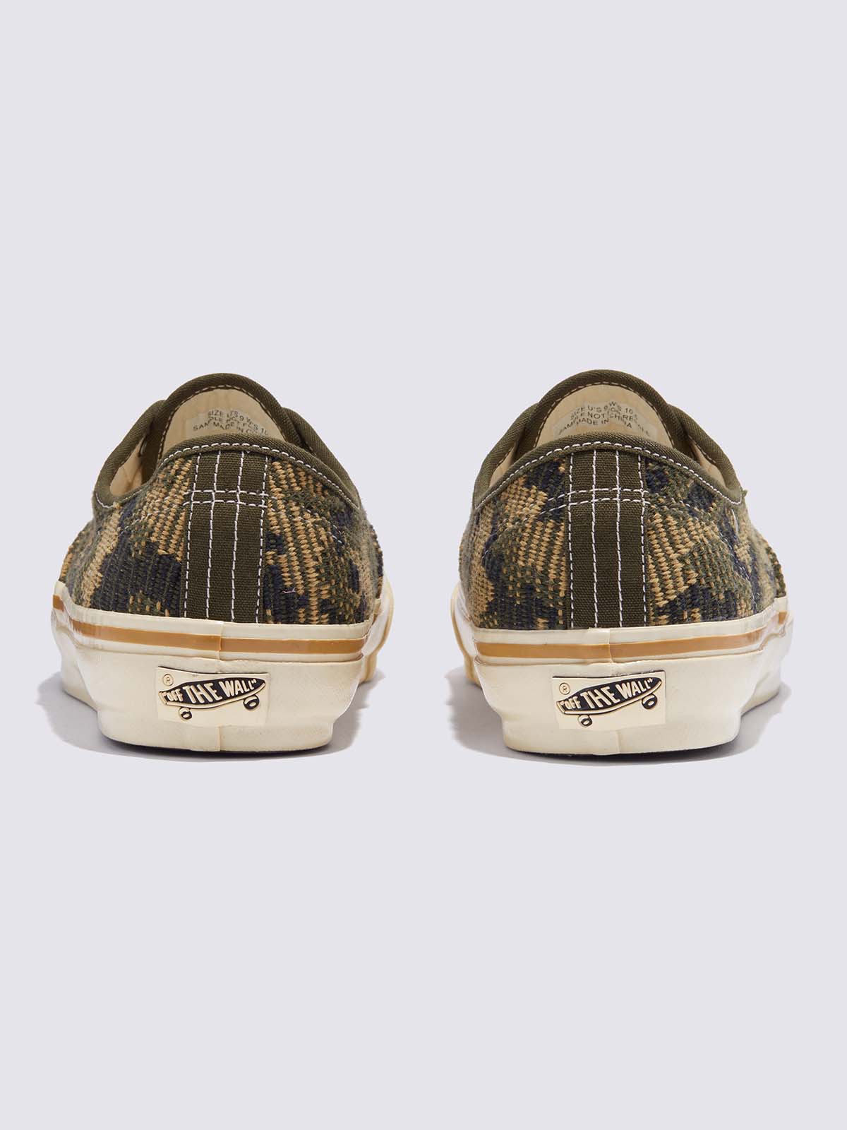 Vans premium authentic カモアンティークゴールド26cm 国内配送 VANS PREMIUM AUTHENTIC CAMO ANTIQUE GOLD (VANS