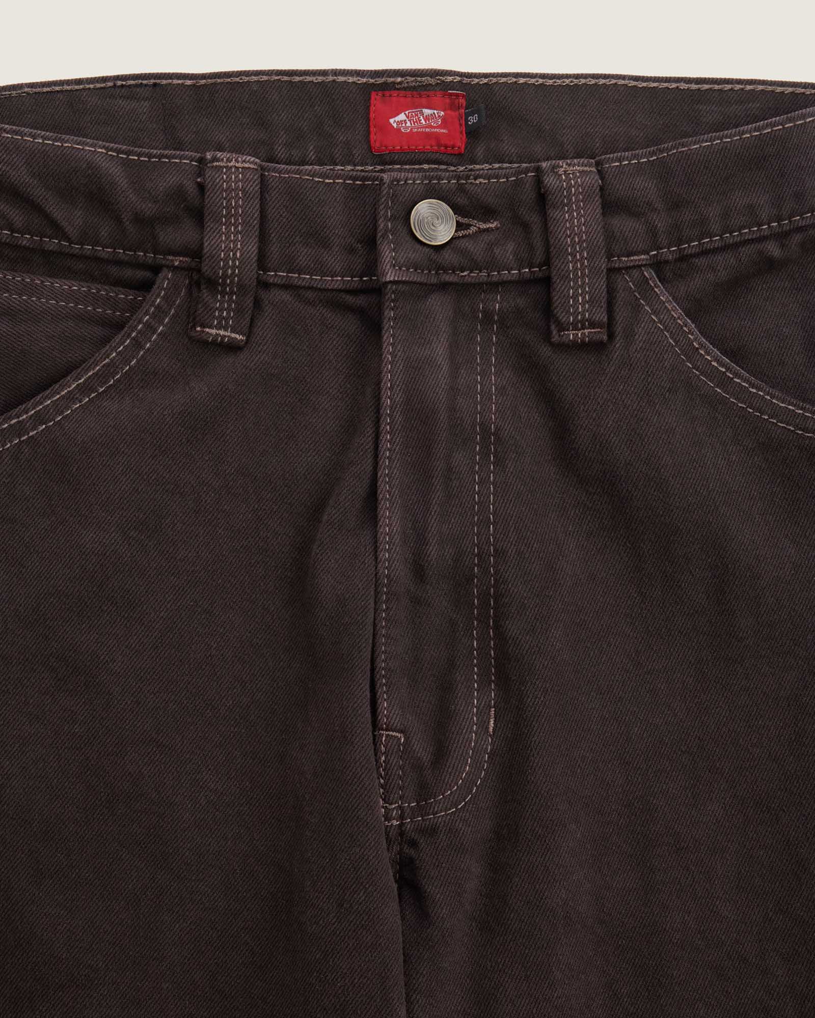 スケート チェック5 ルーズデニムパンツ image number 2