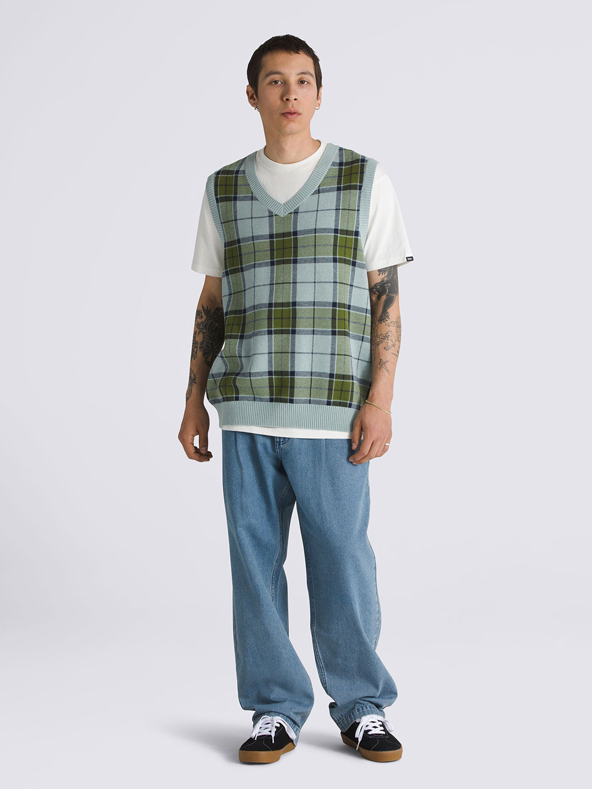 AUTHENTIC ルーズテーパード デニムパンツ image number 2
