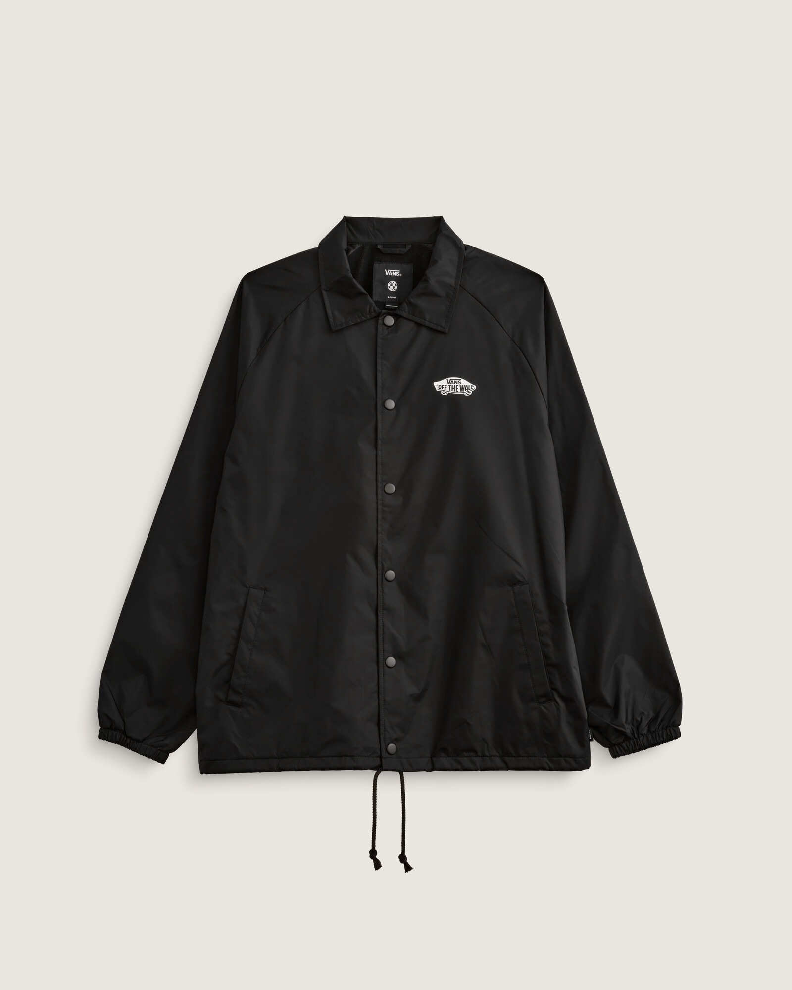 VANS コーチジャケット 黒 カレッジグラフィック コーチジャケット| VANS（ヴァンズ）公式