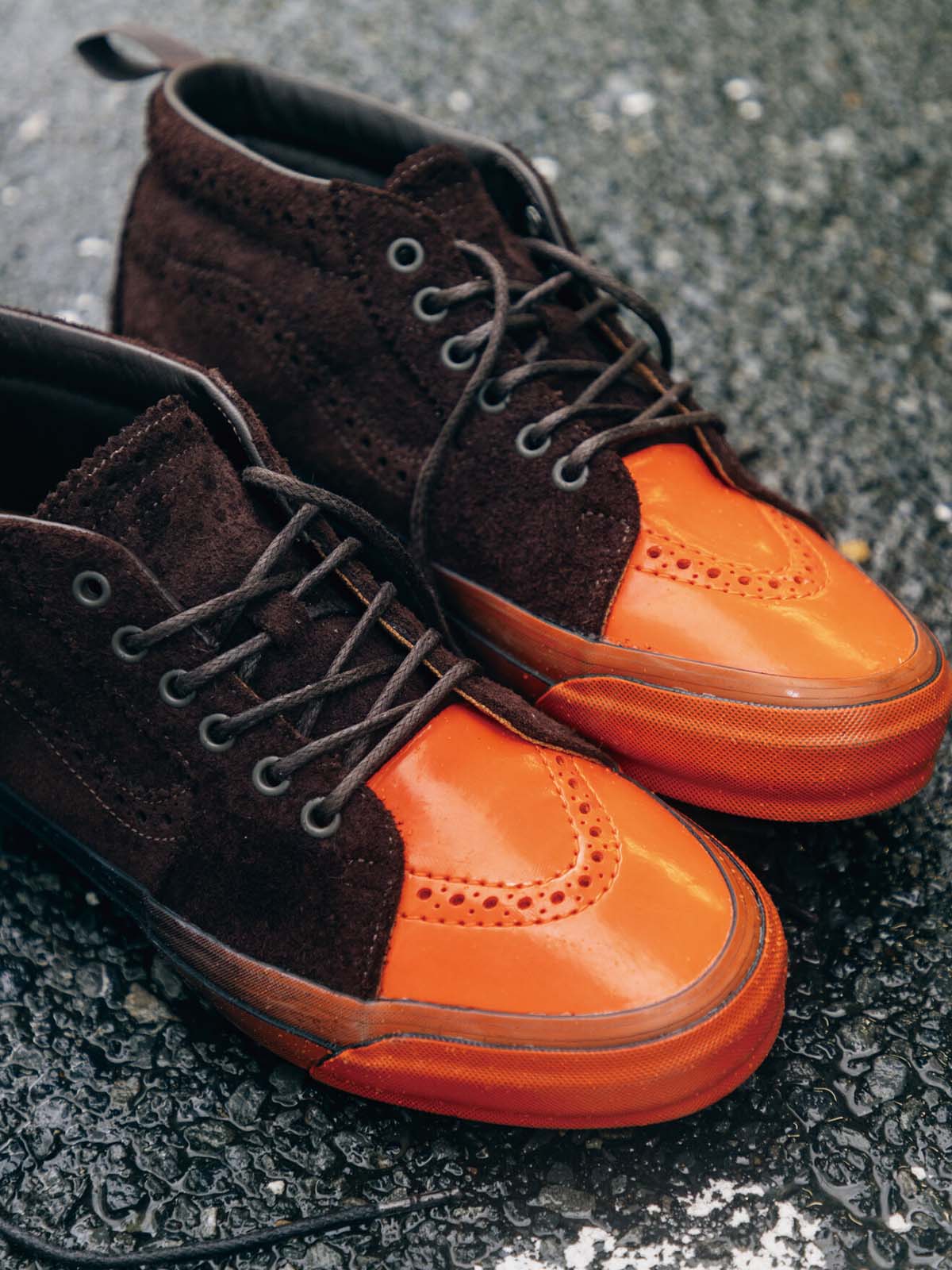 VANS VARSITY スケートミッド リイシュー ブローグ image number 8
