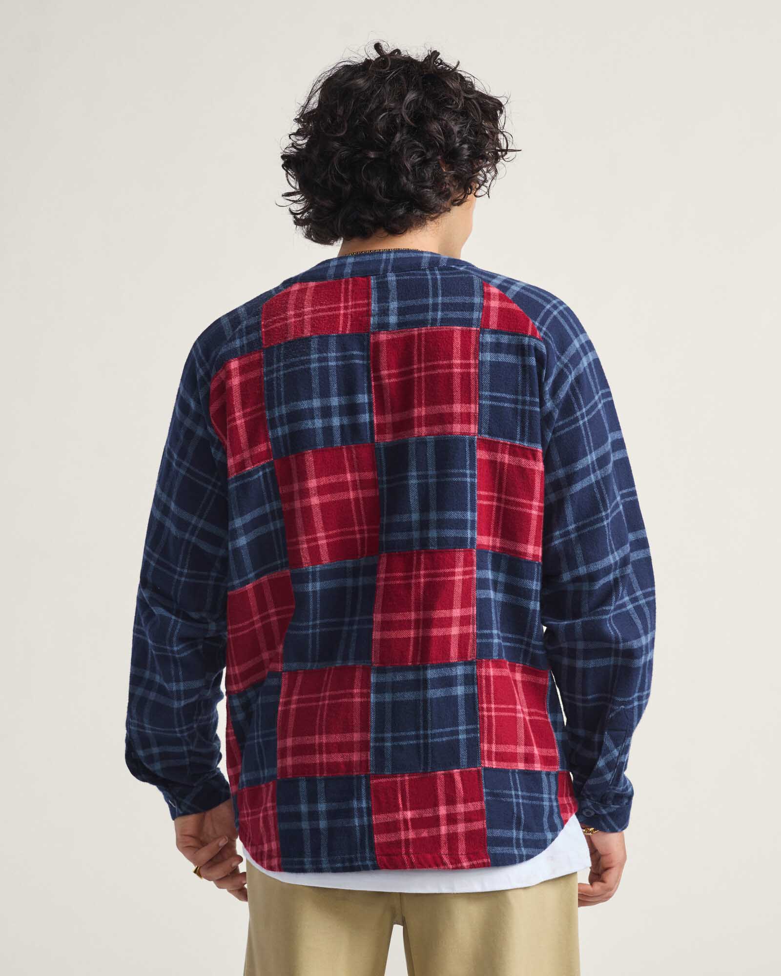 OTW フランネルブロックシャツ image number 1