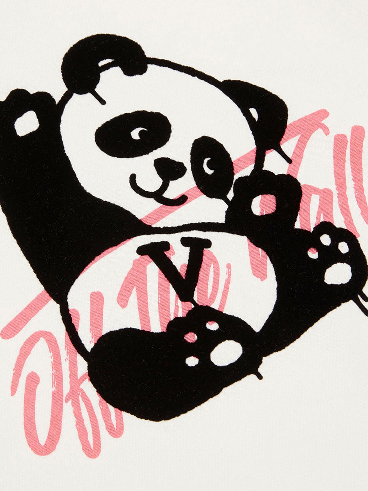 ウィメンズ パンダ クロップフーディー image number 3