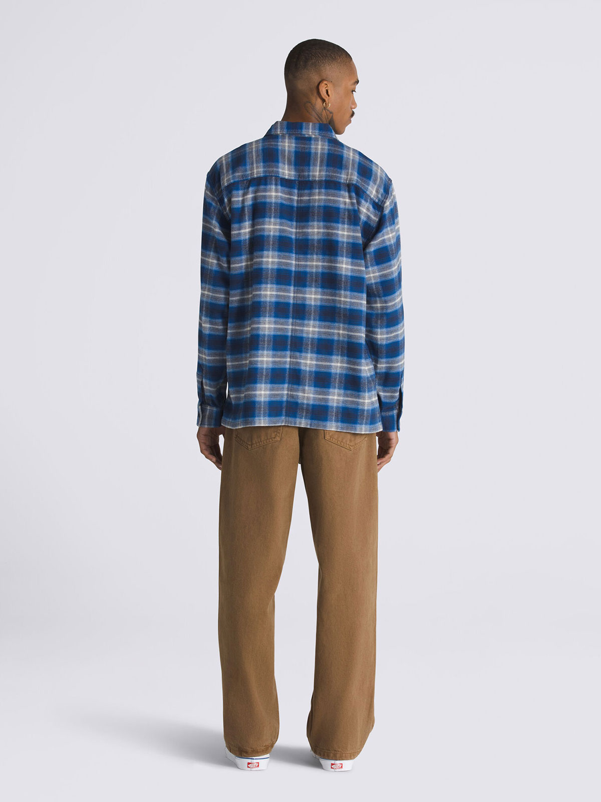 チェック5 バギーデニムパンツ image number 3