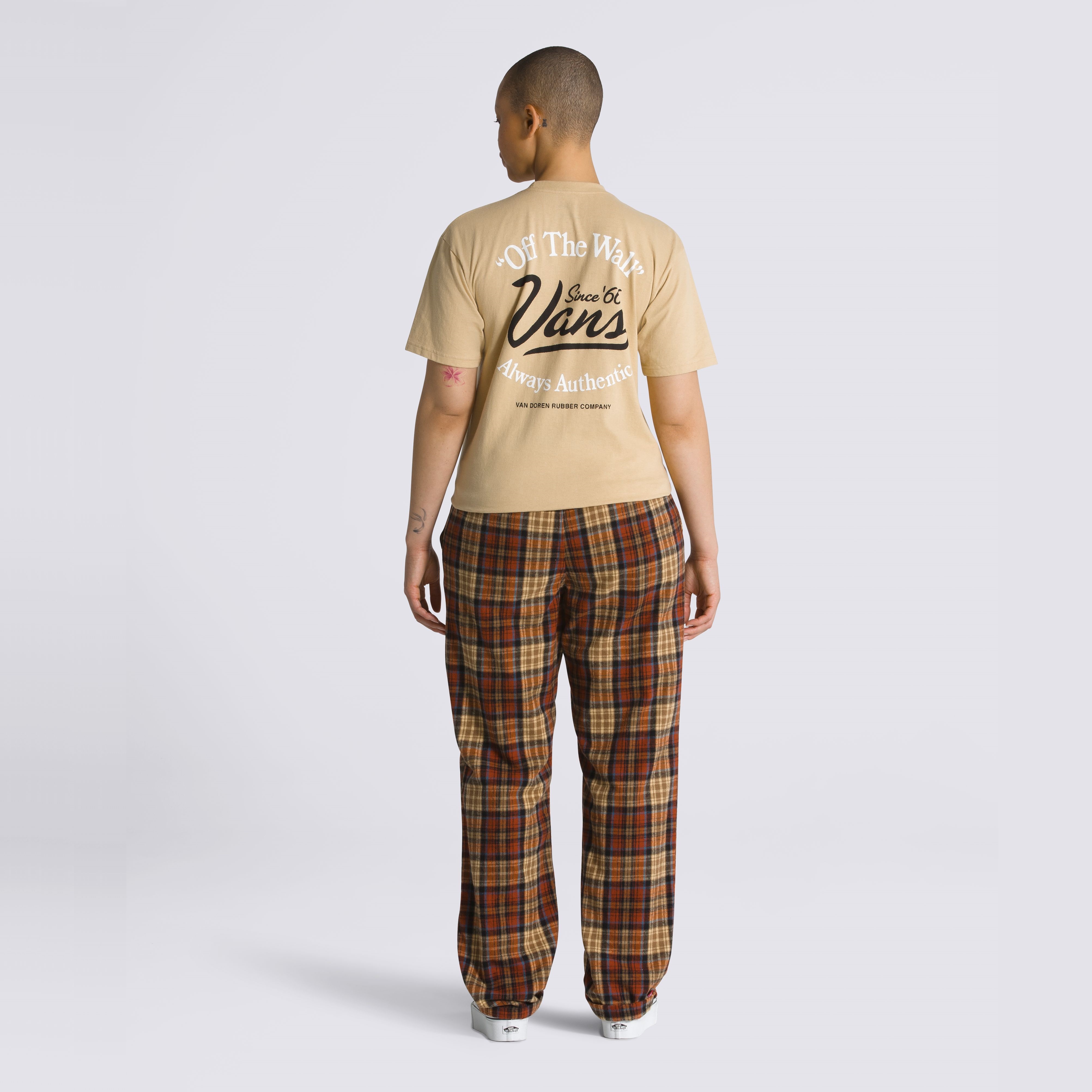 ルーズテーパード フランネルパンツ image number 3