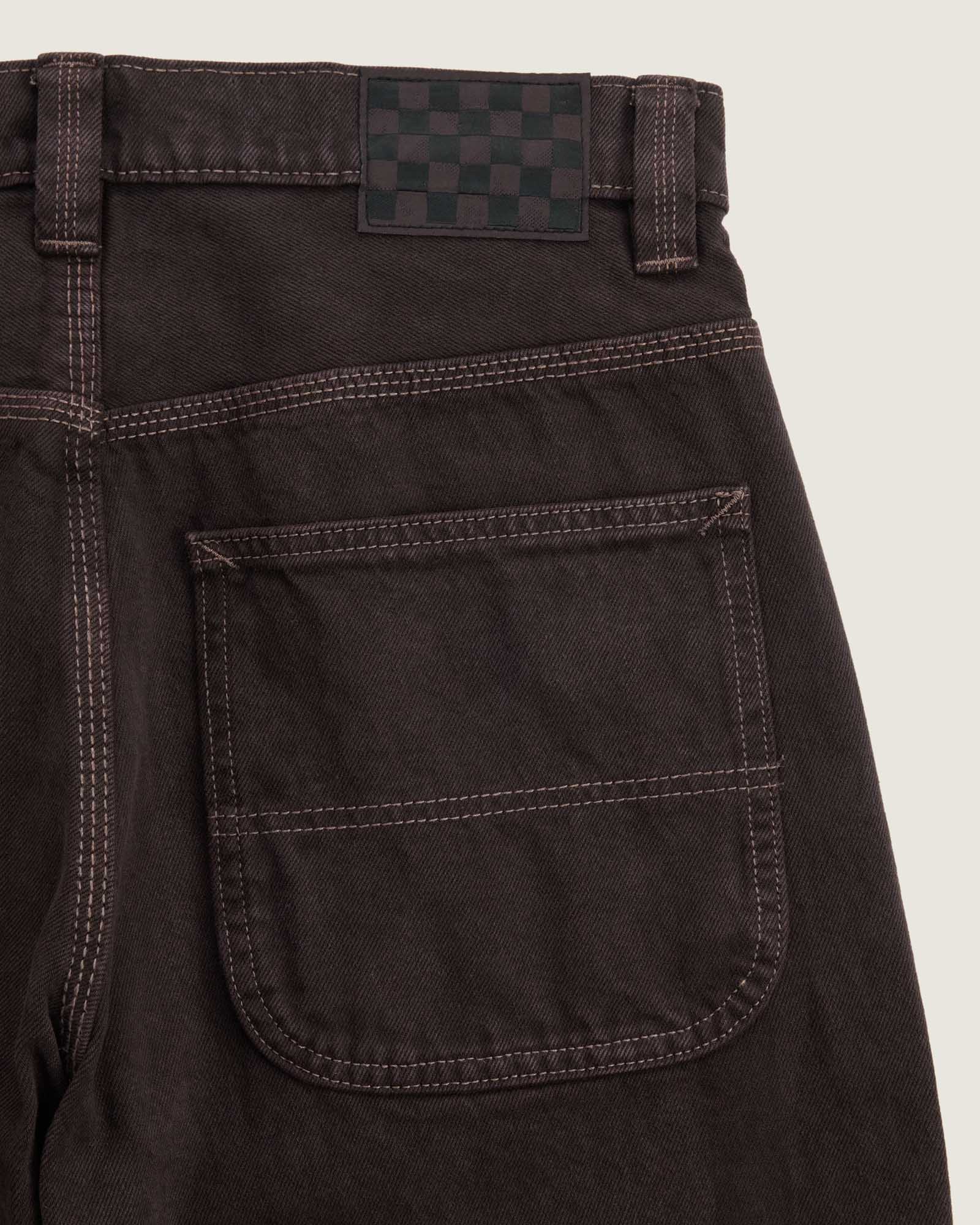 スケート チェック5 ルーズデニムパンツ image number 4
