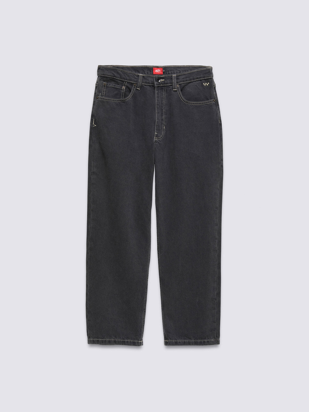 スケート チェック5 ルーズデニムパンツ image number 4