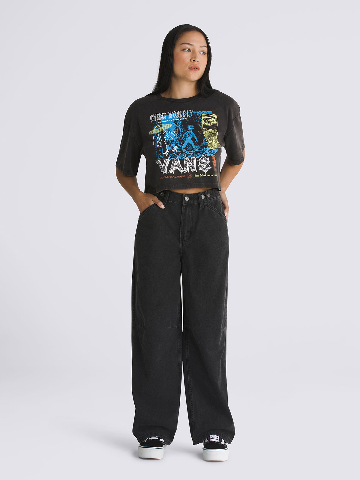 VANS】 ヴァンズ M WIDE TAPERED EASY WORK PNT ロングパンツ 123R1140300 ABC-MART限定 BLACK  | ABC-MART 【公式通販】