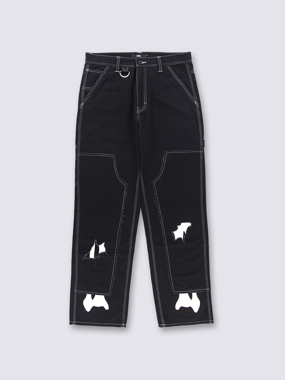 SKELETON ニーパッチ パンツ image number 0