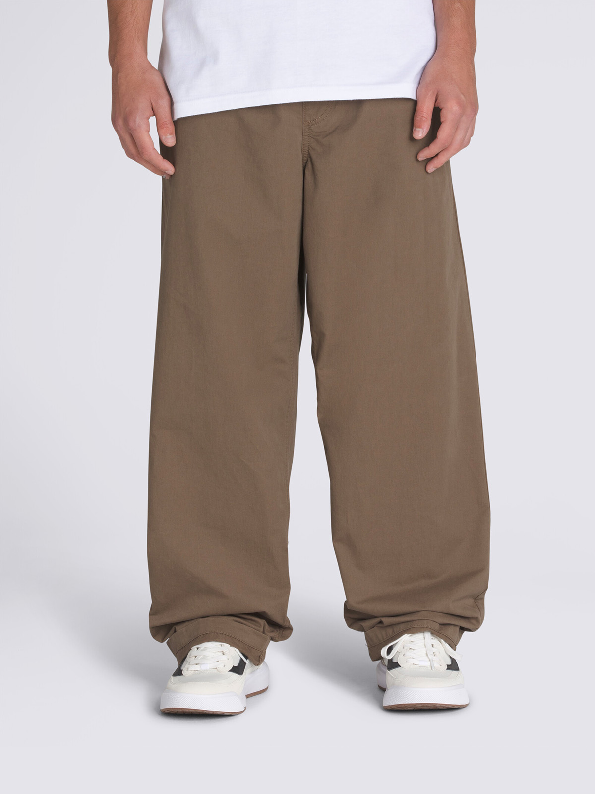 バギーテーパード エラスティック ウエスト パンツ image number 1