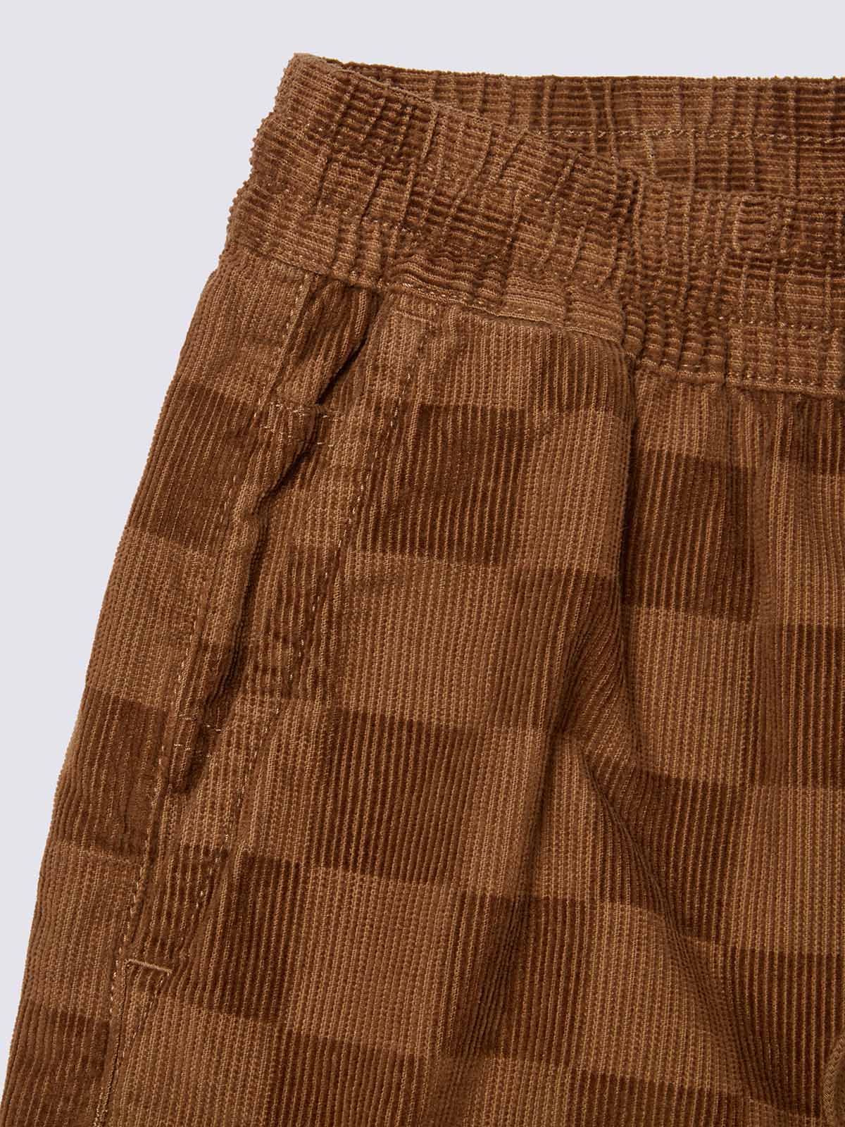 RANGE チェッカーボード コーデュロイ ルーズショーツ image number 3