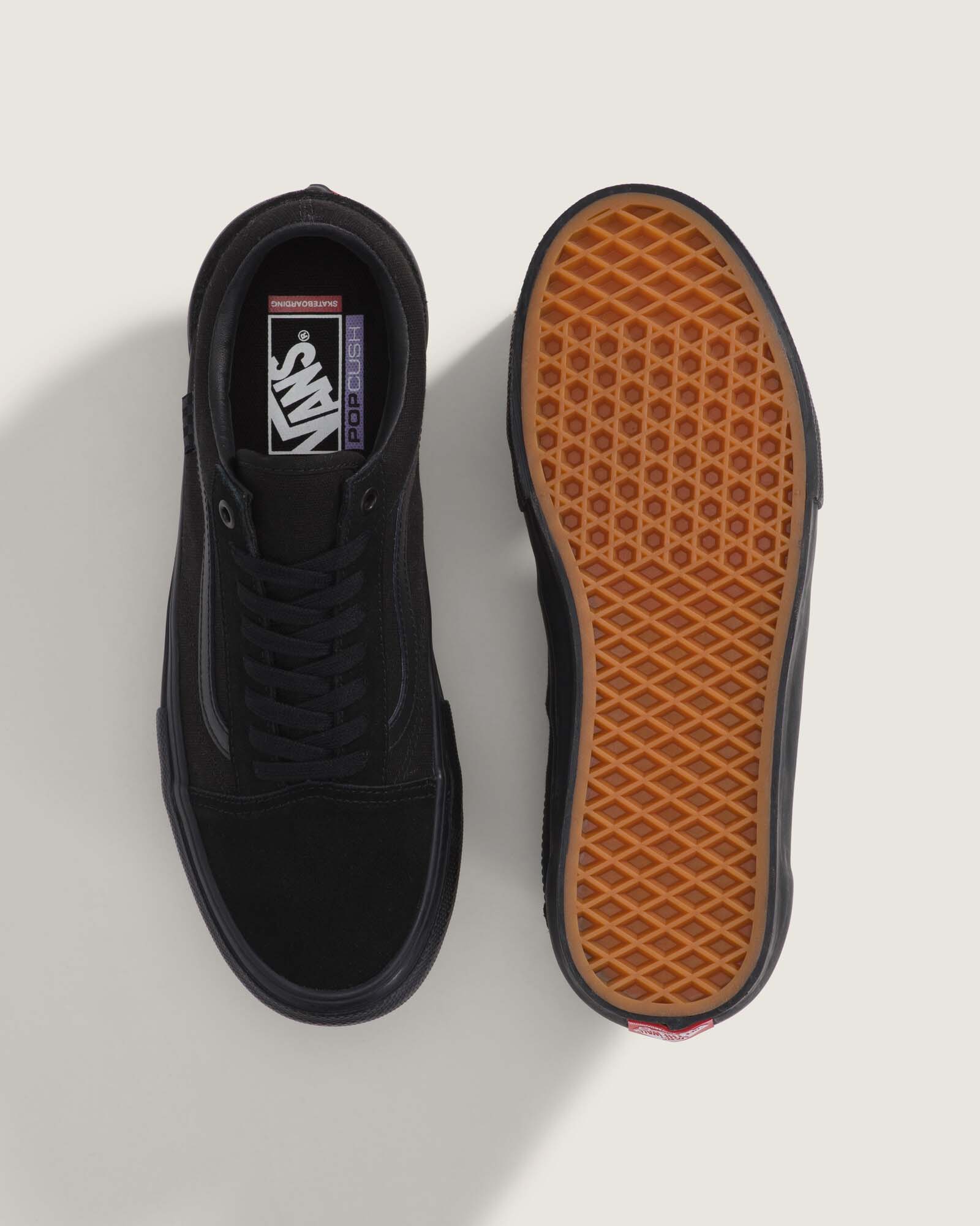 ヴァンズ スケート スリッポン ポップ クッシュ ブラック US13 31cm VANS SKATE SLIP-ON / BLACK / BLACK（バンズ/ヴァンズ スケート