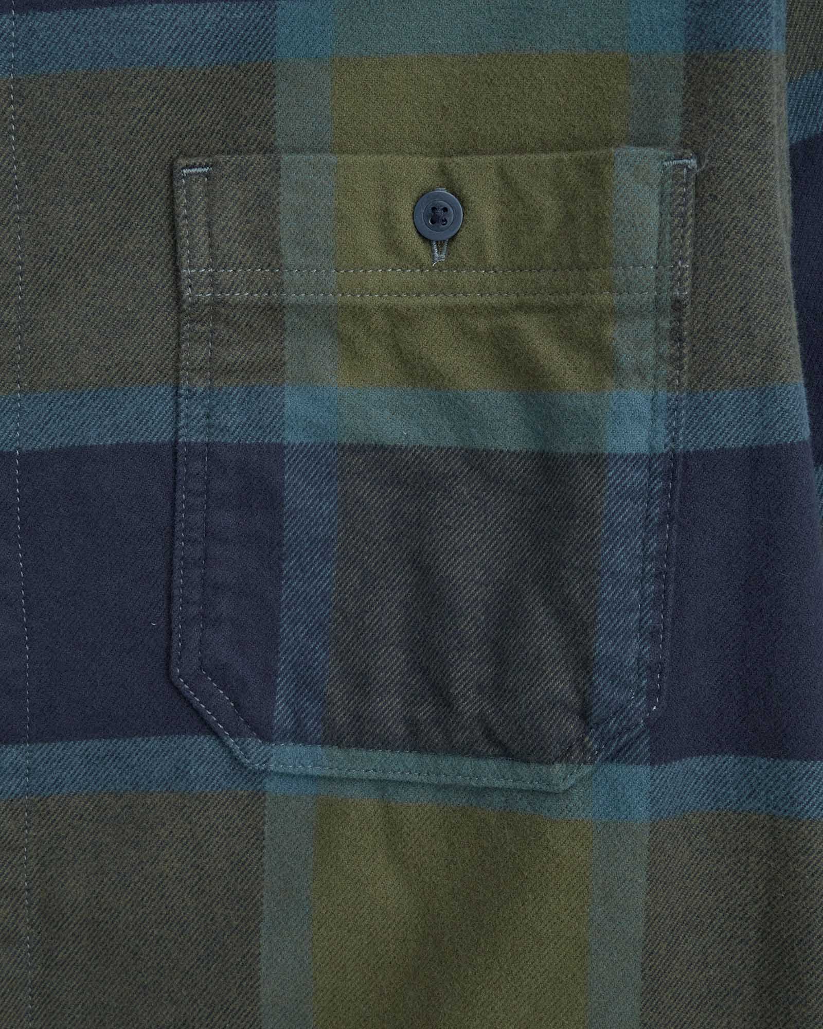 LARKSPUR フランネルシャツ image number 3