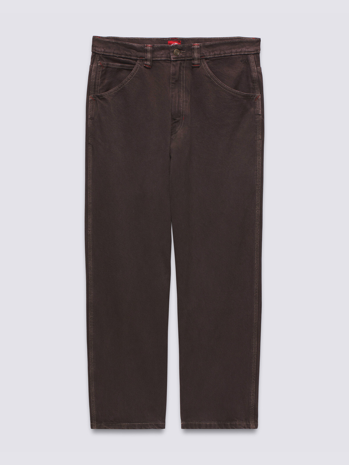 スケート チェック5 ルーズデニムパンツ image number 4