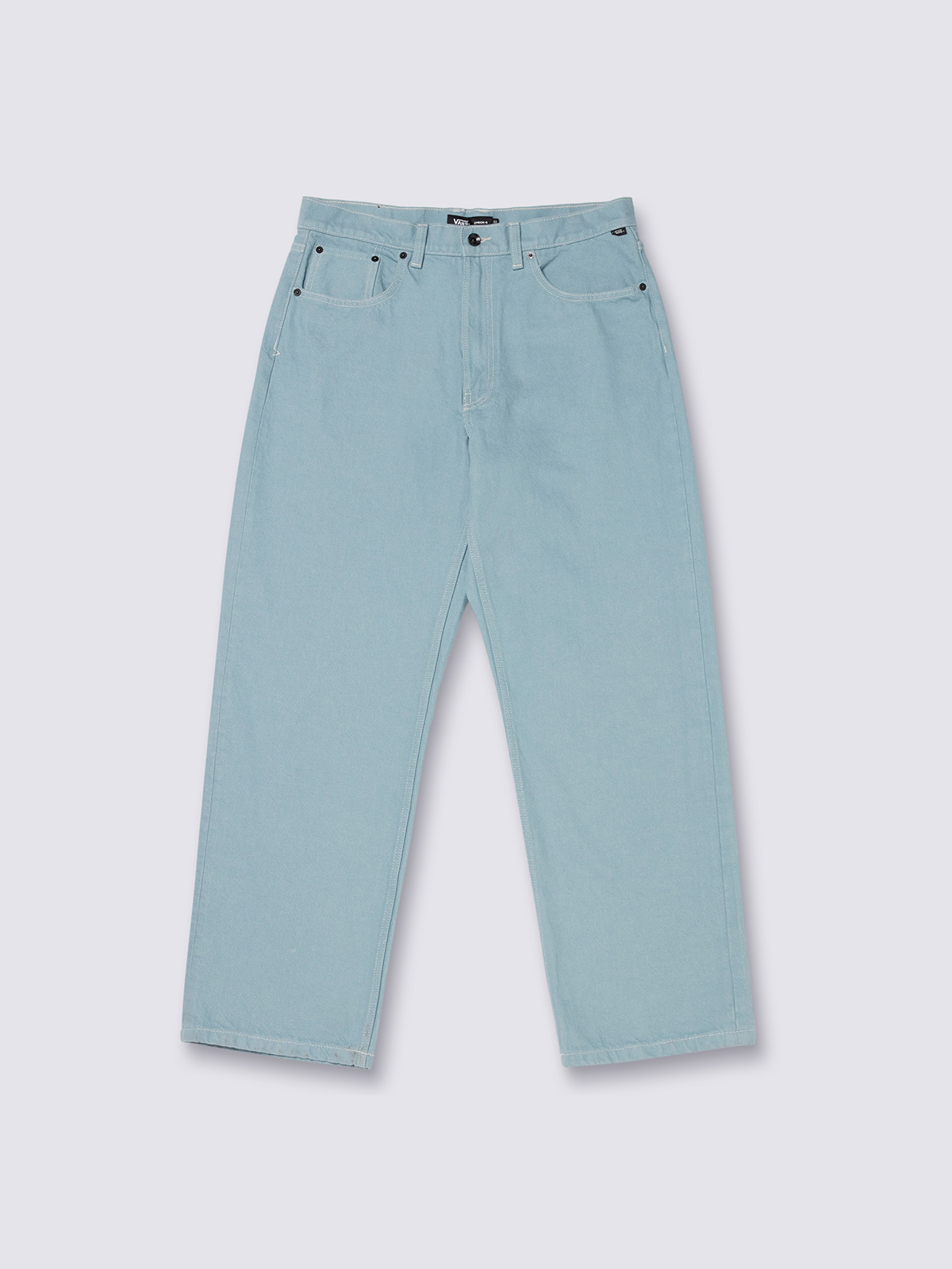 チェック5 ルーズデニムパンツ image number 0