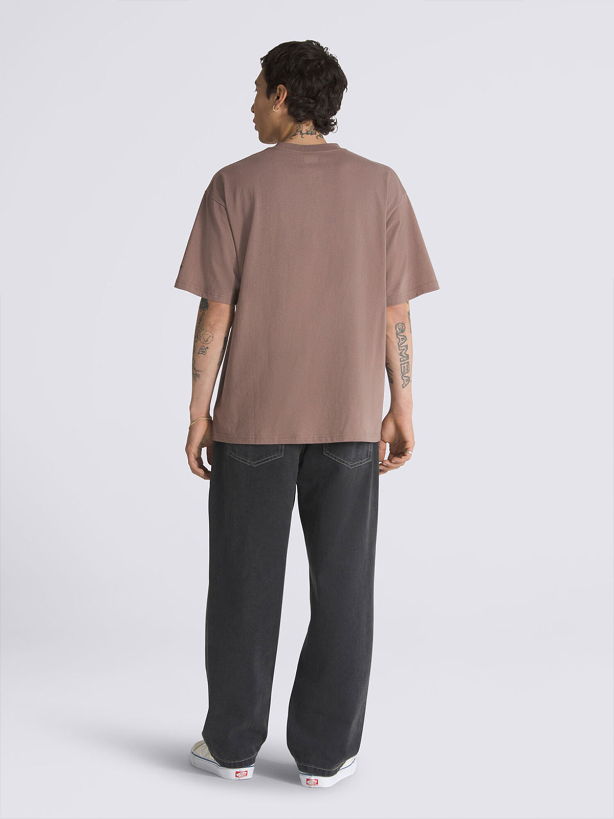 スケート チェック5 ルーズデニムパンツ image number 3