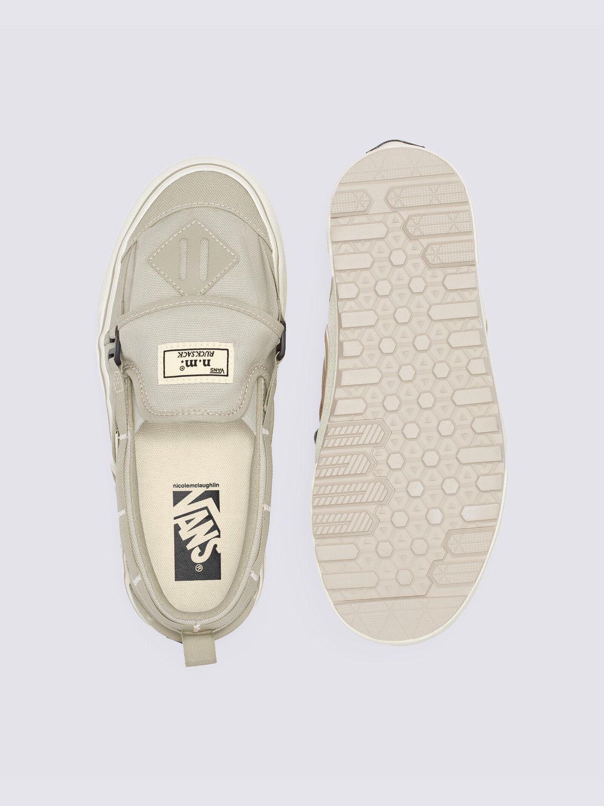 VANS x NICOLE MCLAUGHLIN スリッポン MTE RS★コラボ★TAN New Vans Premium X Nicole McLaughlin Slip-On MTE RS Tan