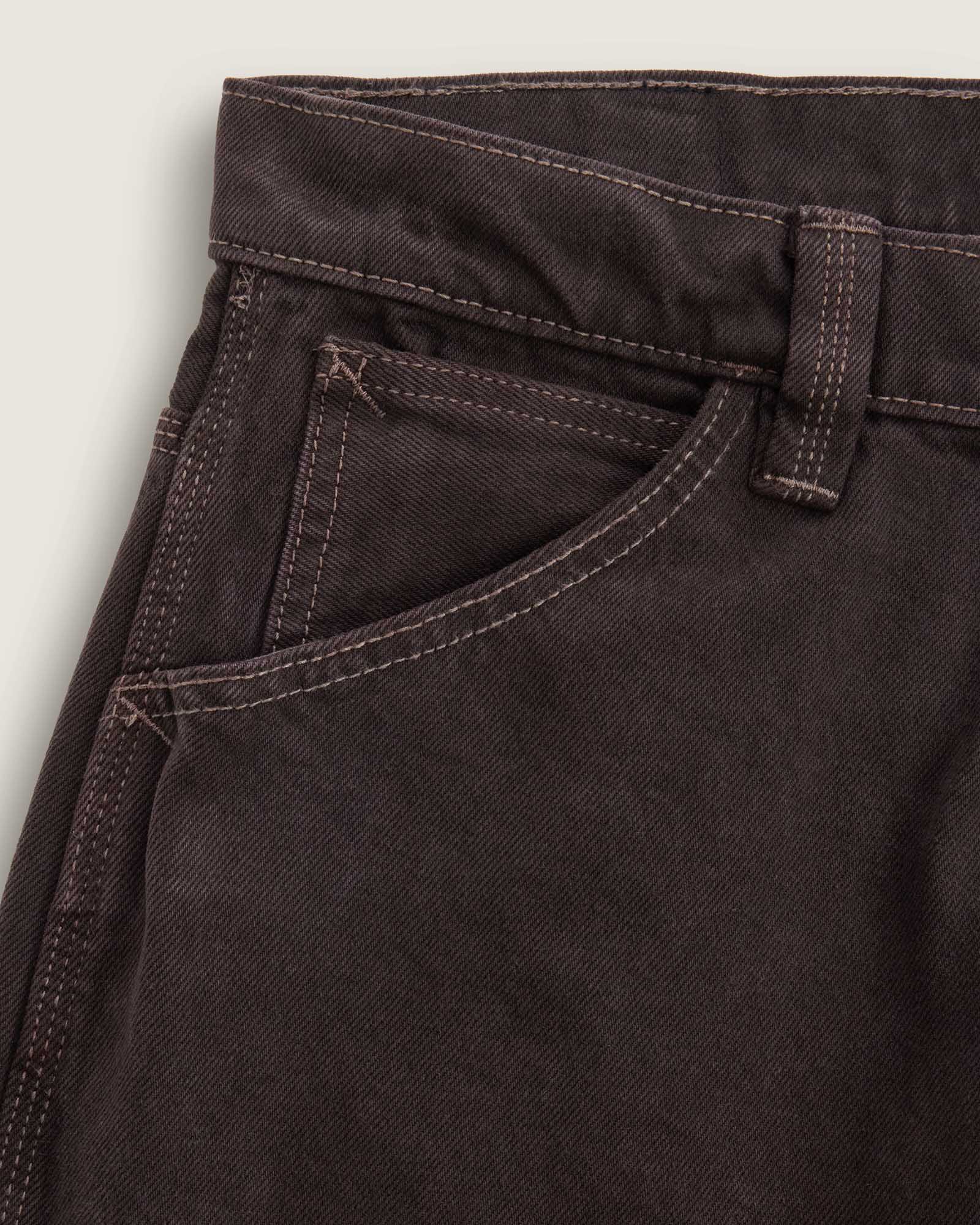スケート チェック5 ルーズデニムパンツ image number 3
