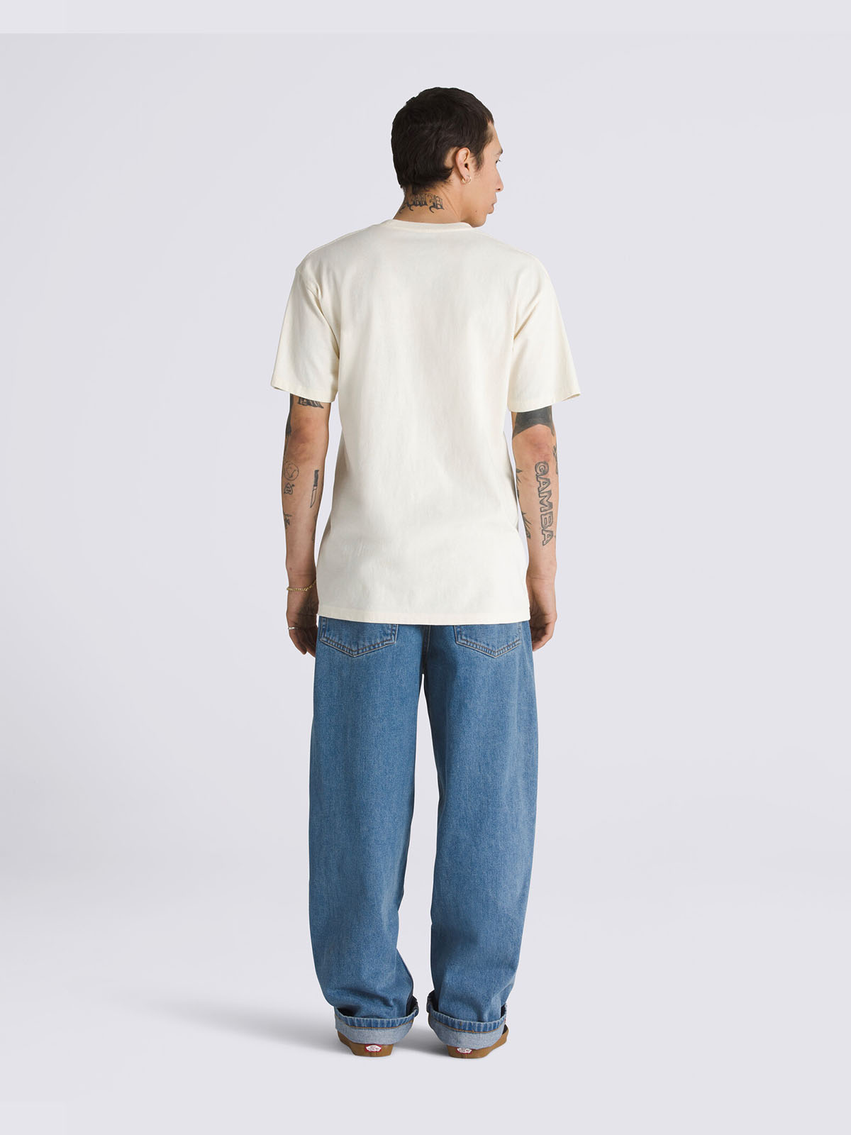 チェック5 バギーデニムパンツ image number 3