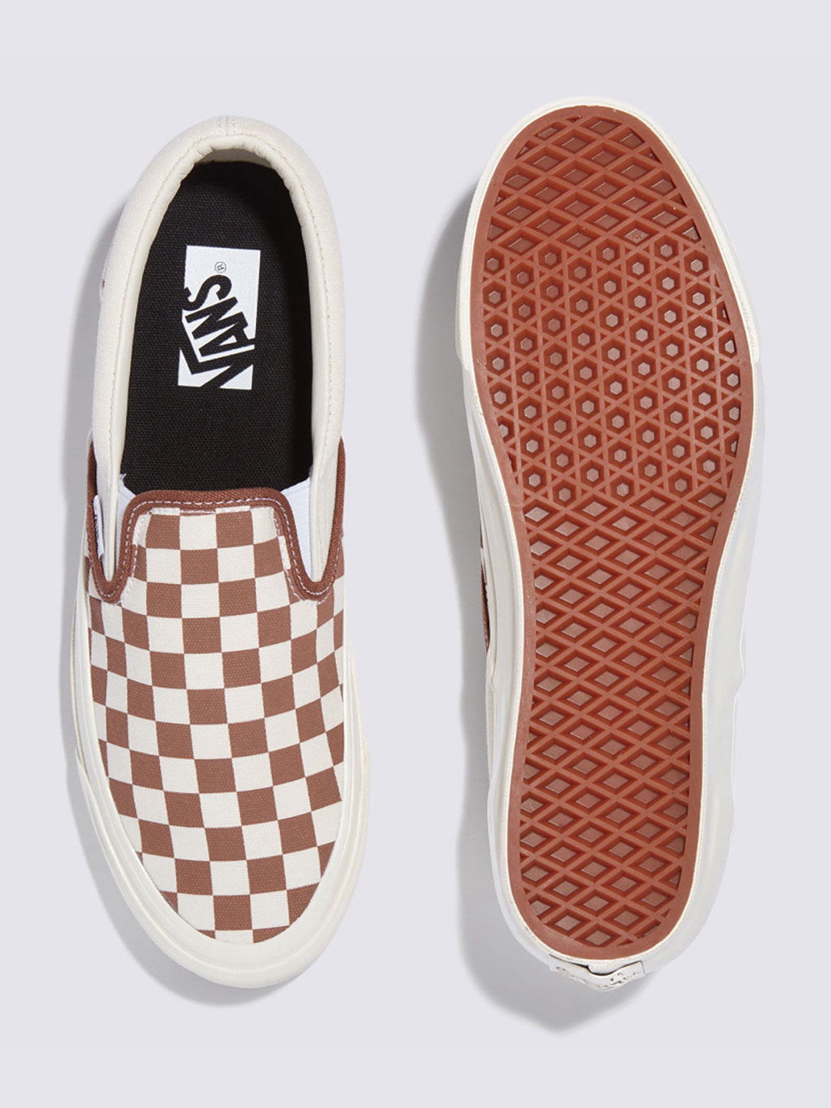 Rose checkerboard vans discount