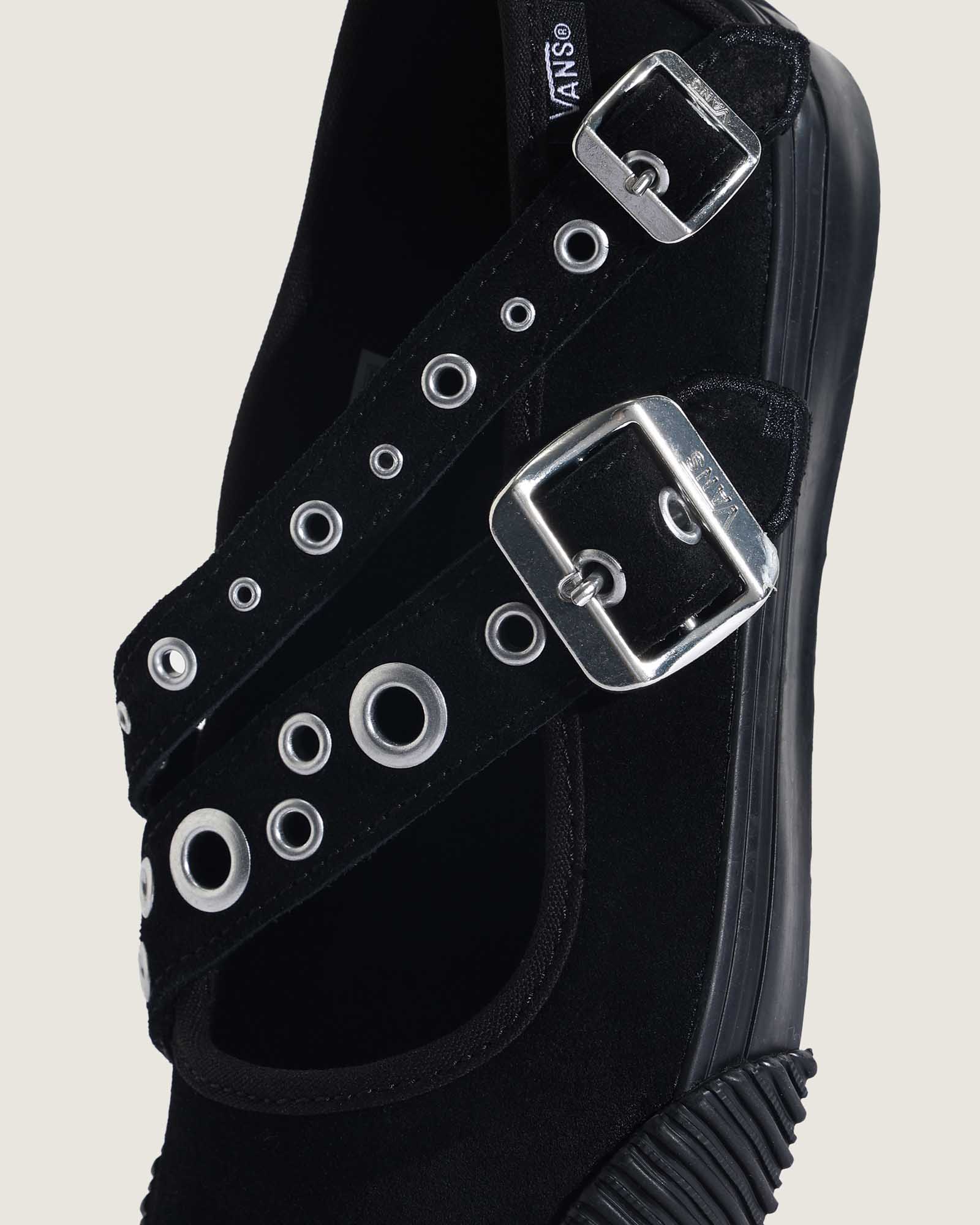 セリーヌ　レザー黒ストラップヒールパンプス23.5cm ☆上品☆セリーヌ パンプス ストラップ メリージェーン エナメル