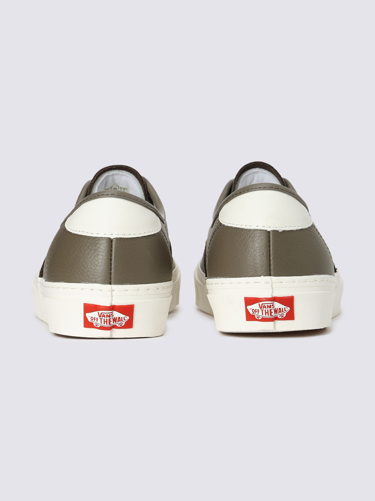 VANS レザー オーセンティック 27cm (希少) VANS AUTHENTIC オーセンティック レザー 革 オールブラック 27