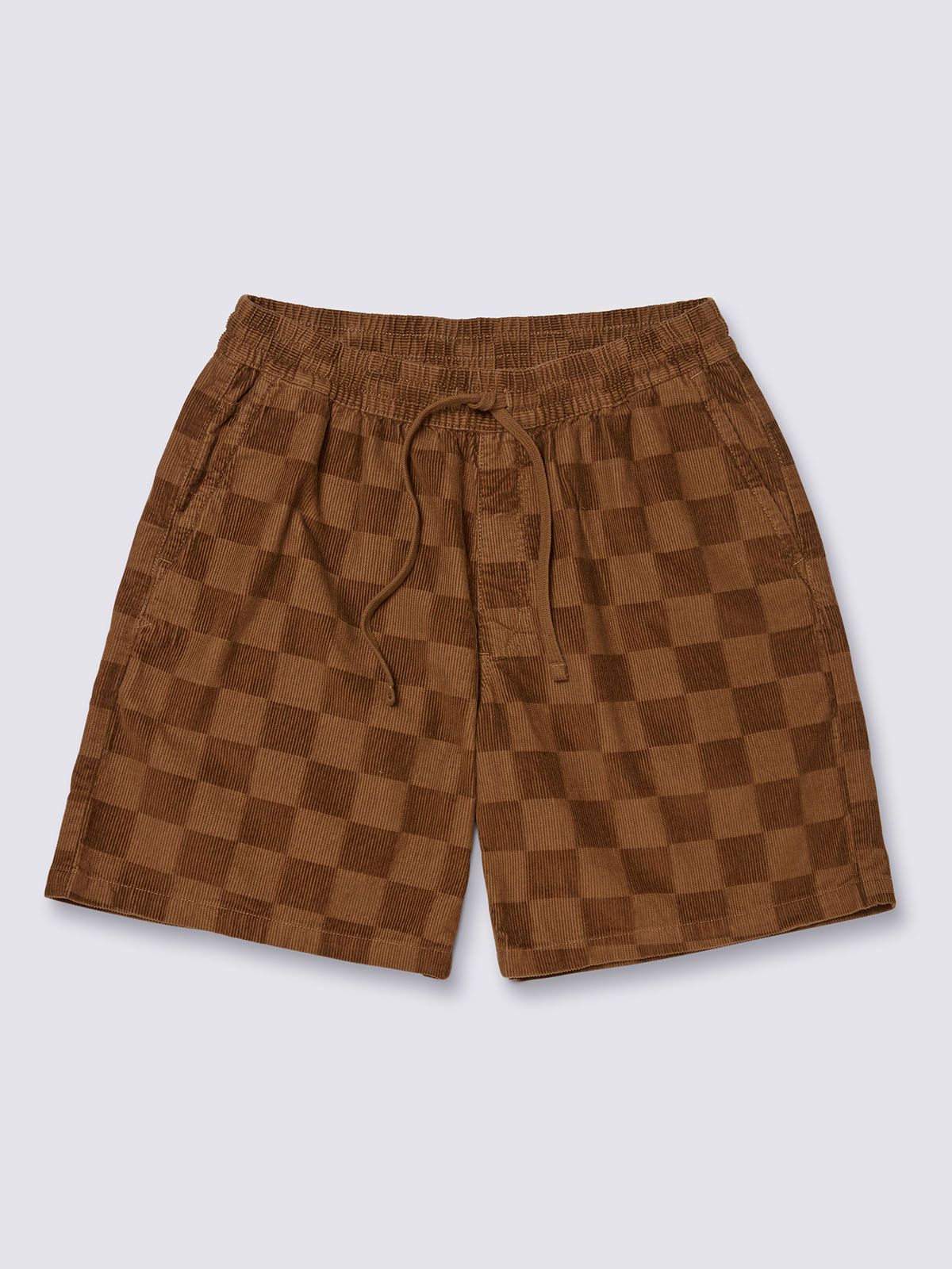 RANGE チェッカーボード コーデュロイ ルーズショーツ image number 0